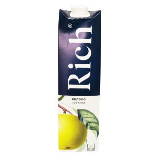 Сок Rich яблоко 1л.